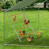 Roromall Chicken Roosting Bars for Coop, Chicken Roosting Perch, Easy to Assemble & Clean, Chicken Ladder for Backyard Farm Poultry, 55"L x 40"W