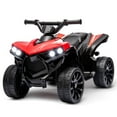 thumbnail image 1 of Roromall Kids 6V ATV, 4 Wheeler Ride on Quad Car Toy with LED Lights, Foot Pedal, 1.86mph Speed Battery Powered Electric Vehicle for 3+ Years Old, 1 of 7
