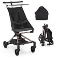 thumbnail image 1 of Roromall Lightweight Baby Stroller for Toddlers, Stroller for Airplane with Carry Bag and One-Handed Folding Baby Stroller, Compact Stroller with Adjustable Awning, 3-Point Belts and Safety Lock, 1 of 8