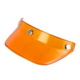 thumbnail image 1 of Roromall Motorcycle Helmet Sun Shade Protector 3 Snap-Button Retro Open Face Flip Up Down Shield Visor Modified Parts, 1 of 3