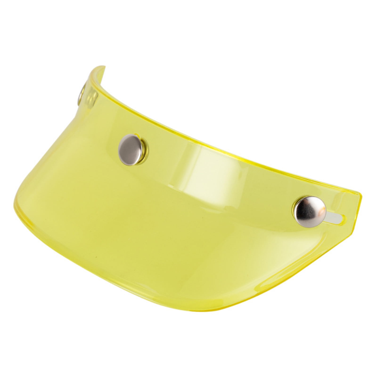 Roromall Motorcycle Helmet Sun Shade Protector 3 SnapButton Retro Open Face Flip Up Down Shield