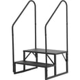 thumbnail image 1 of Roromall RV Steps with Handrails, 2/3/4/5-Step Anti-Slip Step Ladder, Portable Pool Stool, 660 lbs Load Capacity, RV Stair for Mobile Homes, Hot Tubs, Porch, RV, Trailer, Pet, 1 of 4
