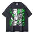 thumbnail image 1 of Rorono Azoro Short Sleeve Shirt Summer Cotton Vintage Mongid. Lafite men and women loose casual crewneck tops, 1 of 5