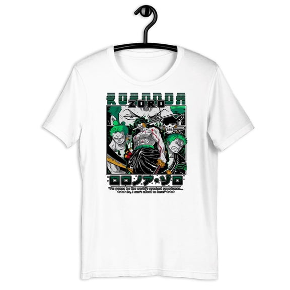 Roronoa Zor T-Shirt clothing Anime Manga Pirate Straw Hat Tshirt Tee All Sizes-TH31196