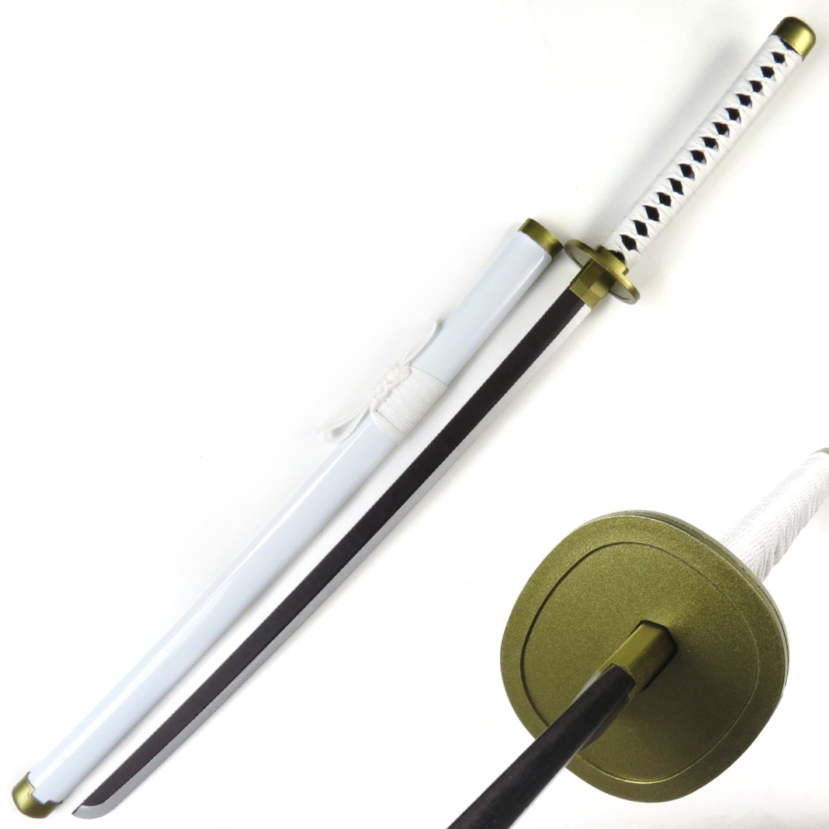 Roronoa Zoro Cosplay sword Wado Ichimonji Katana Japanese Samurai Sword ...
