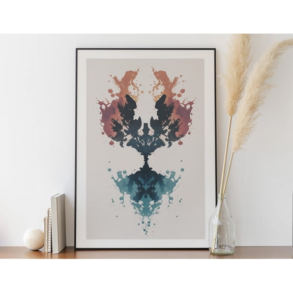 Rorschach Test Psychology Wall Art Print