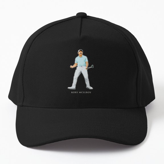 Rory McIlroy Birdie Celebration Baseball Hat, Golf Putt Action Graphic Design, Classic Cap