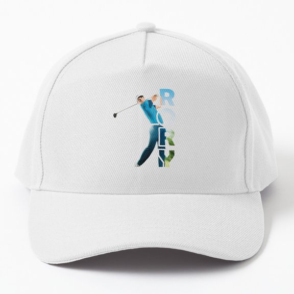 Rory McIlroy Golf Swing Baseball Hat, Course Action Graphic Design, Classic Everyday Cap