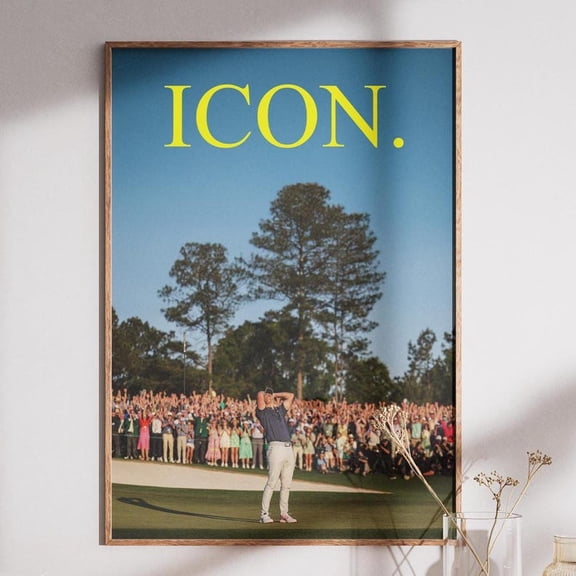Rory McIlroy Masters Champion Style Golf Art Augusta National Fan Poster 12x18 UNFRAMDE