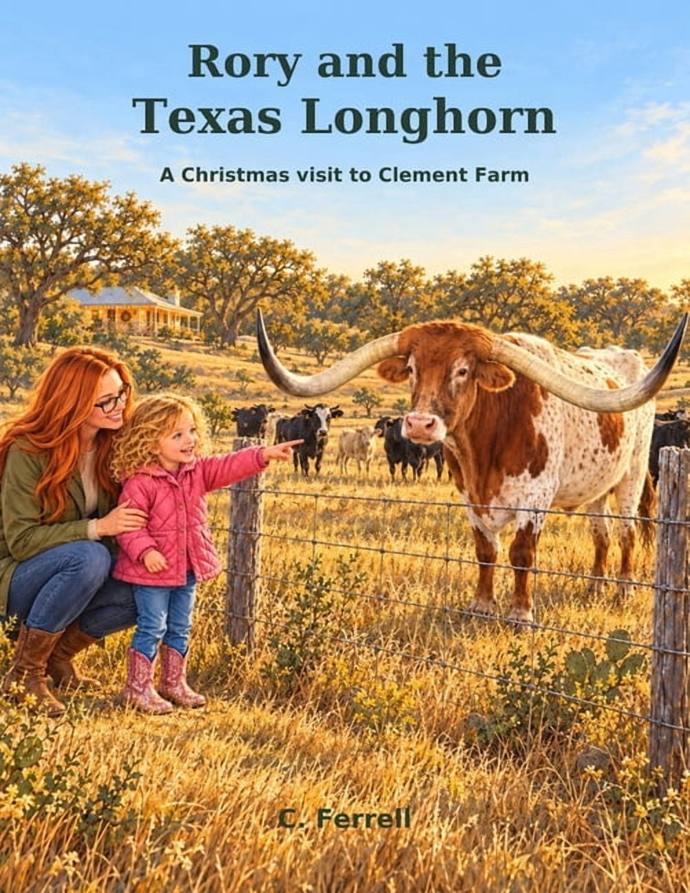 Baby Rory Rory and the Texas Longhorn: A Christmas visit to Clement Farm ...