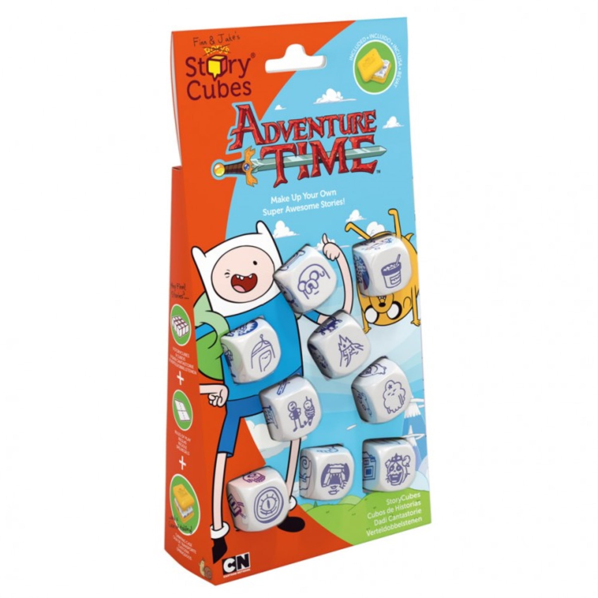 アドベンチャー・タイム Story Cubes ストーリー キューブス 開封済み Rory's Story Cubes Adventure Time - Walmart.com