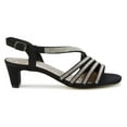 thumbnail image 1 of Ros Hommerson Lettie Ii Women Strap Sandal In Black Micro, 1 of 7