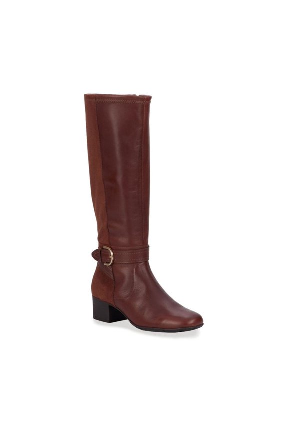 Ros Hommerson Max Medium Shaft Women's Inside Zipper Boot In Tobacco