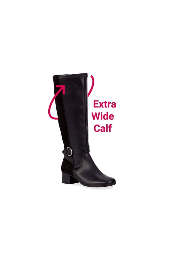 Ros Hommerson Max Wide Wide Shaft Women's Zip Up Boot In Tobacco