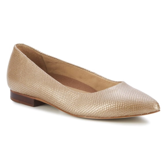 Ros Hommerson Reece Women's Pointed Toe Slip-on Shoes In Taupe