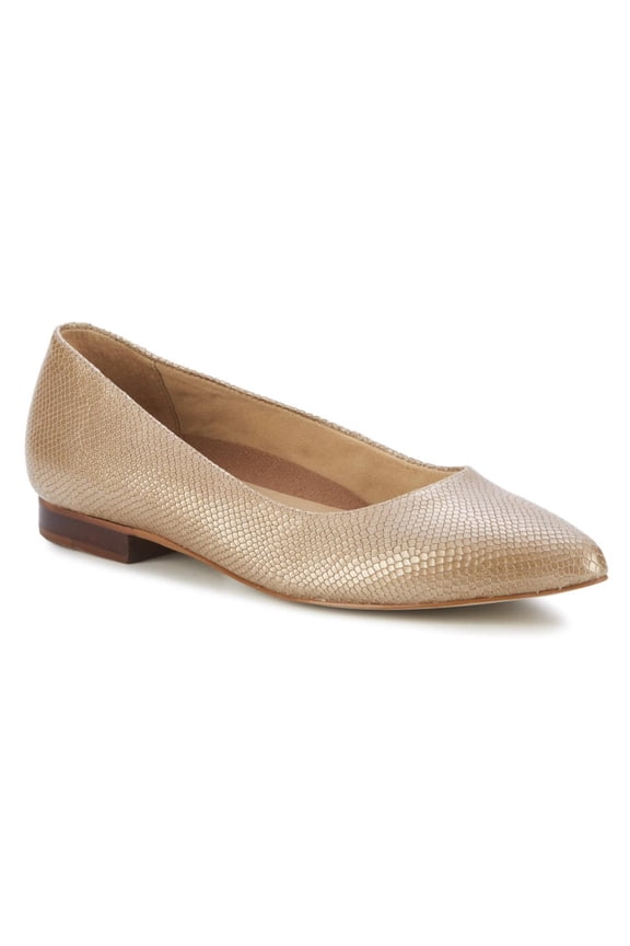 Ros Hommerson Reece Women's Pointed Toe Slip-on Shoes In Taupe