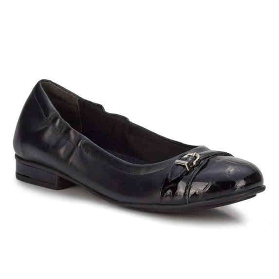 Ros Hommerson Trista Women's Flat Slip-on Shoes In Black Pat
