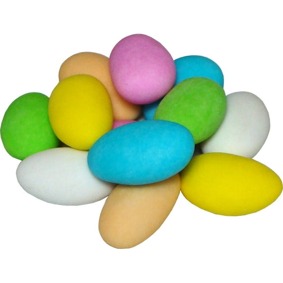 Rosa Assorted Color Jordan Almonds - dull or polished finish