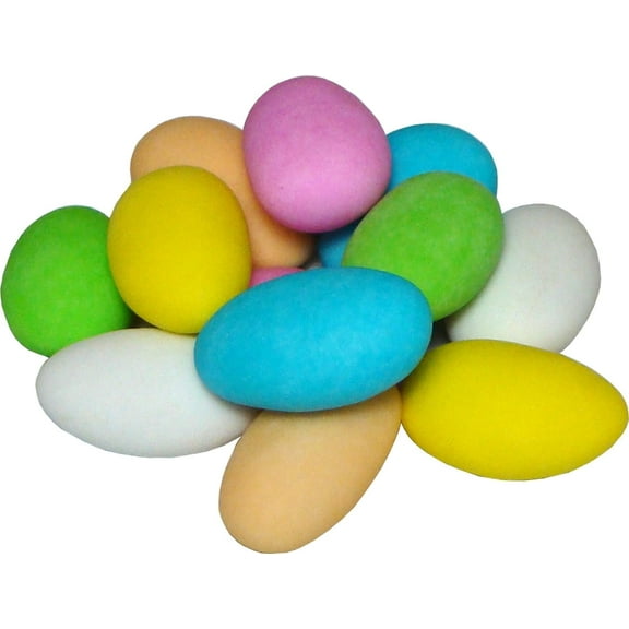 Rosa Assorted Color Jordan Almonds - dull or polished finish