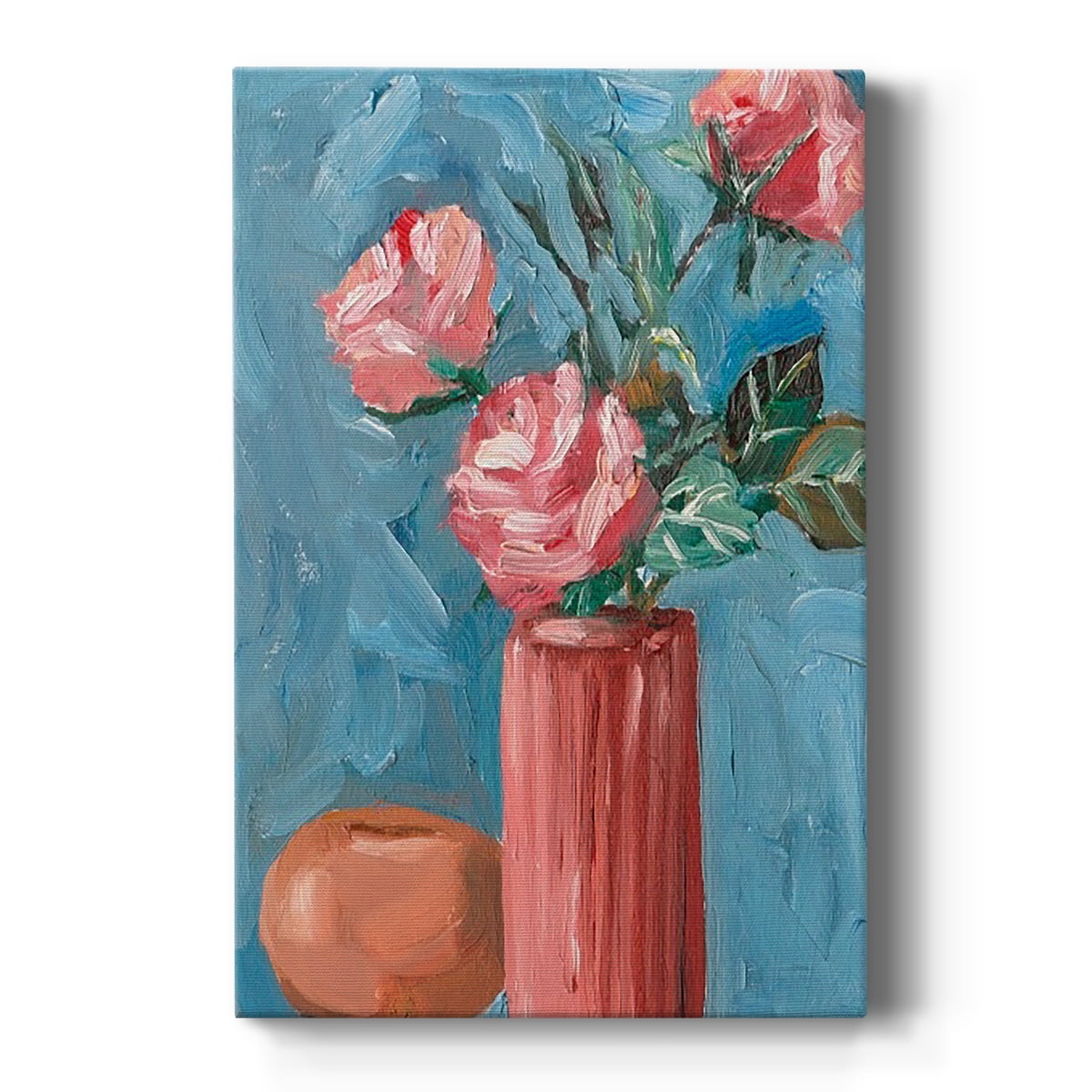 Rosa Blooms II Premium Gallery Wrapped Canvas - Ready to Hang