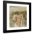 thumbnail image 1 of Rosa Bonheur 15x18 Black Modern Framed Museum Art Print Titled - Indian on Horseback (circa 1889), 1 of 5
