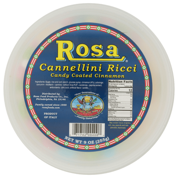 Rosa Candy Cannellini Cinnamon Rice 9 oz (Pack of 12)