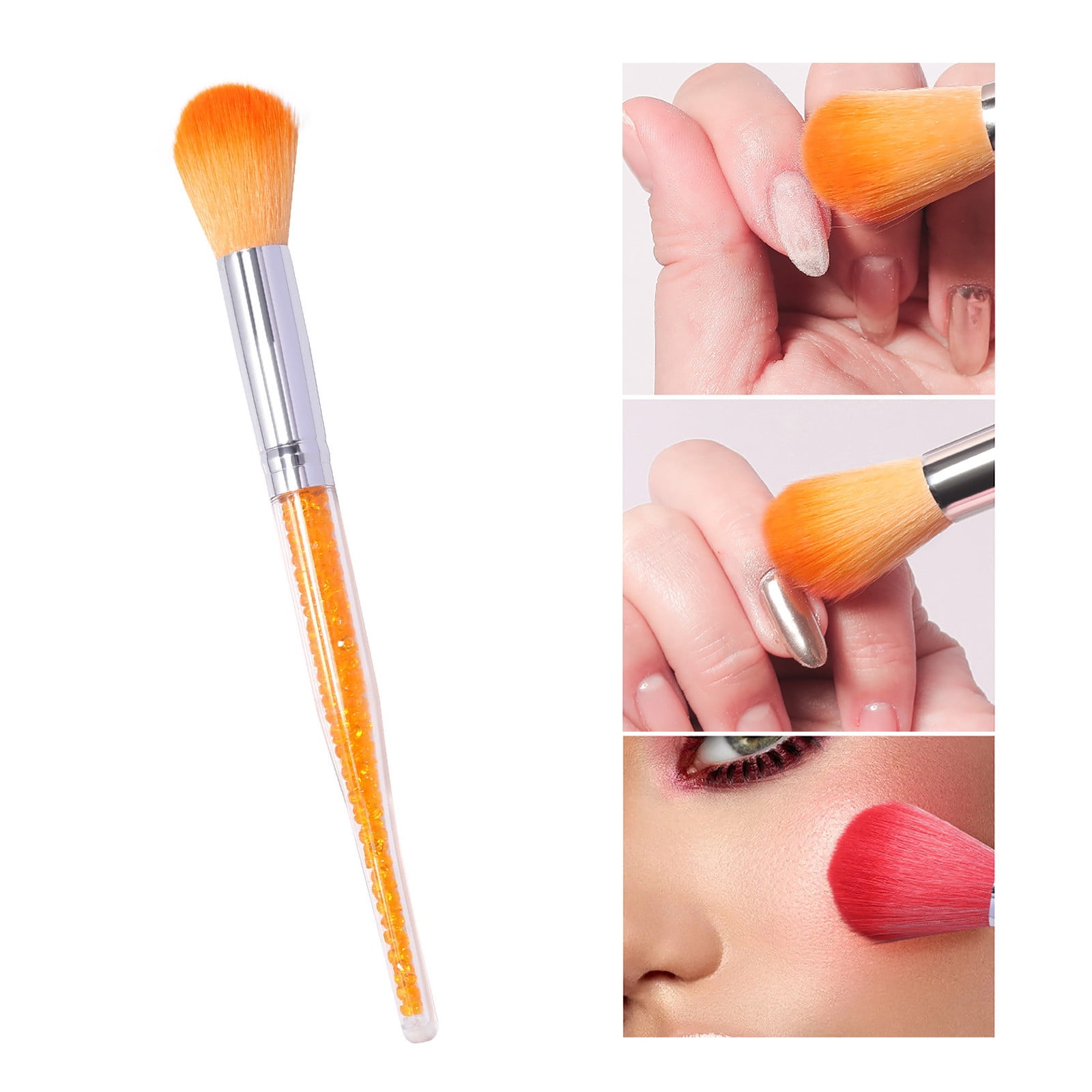 Nail Stamping Stamper Pencil Sable Acrylic Nail Brush Angle Brushes for Nails Brush for Acrylic Nails 10 Petal Brush Gel for Nails Cuticle Gel Polish Brushes for Nails Design Cleaning Nail Brush Nail