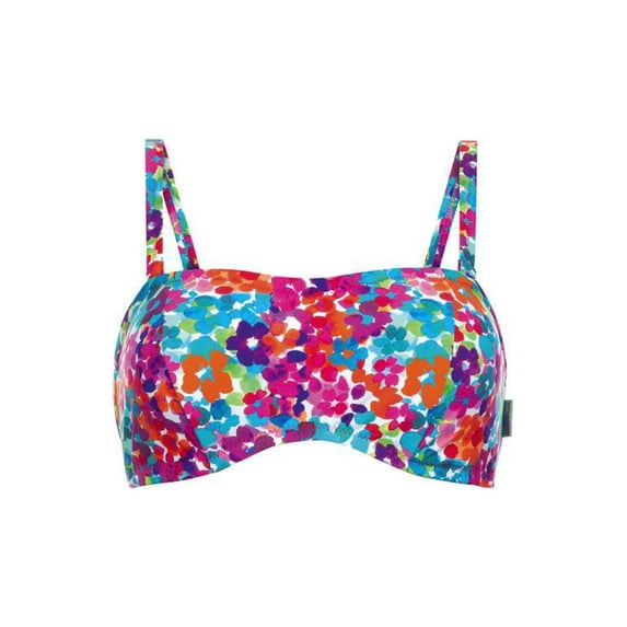 Rosa Faia Womens Bella Top Bandeau Underwire Bikini Top, 08D, Original