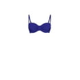 thumbnail image 1 of Rosa Faia Womens Cosima Underwired Bikini Top, 08F, Blue Violet, 1 of 4