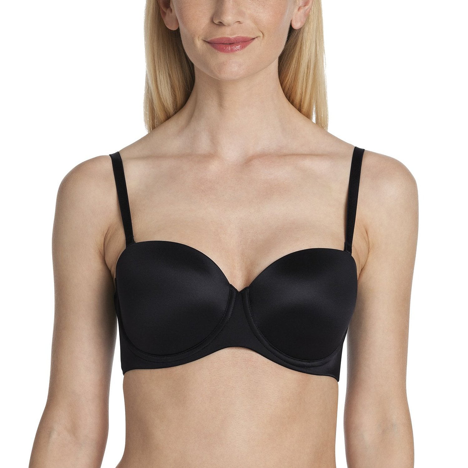 Rosa Faia Womens Multiway Convertible Padded Underwire Bra, 38F, black 