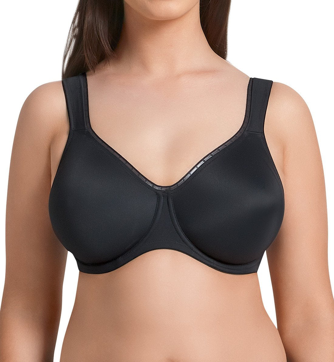 Rosa Faia by Anita Twin Firm Seamless Support Underwire Bra (5694),40G,Black