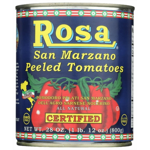 Rosa Peeled Tomatoes Small 28 oz (Pack of 12)