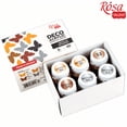 thumbnail image 1 of Rosa Start Metallic Decorative Acrylic Paint Set, 6 colors (0.68 oz each), 1 of 7