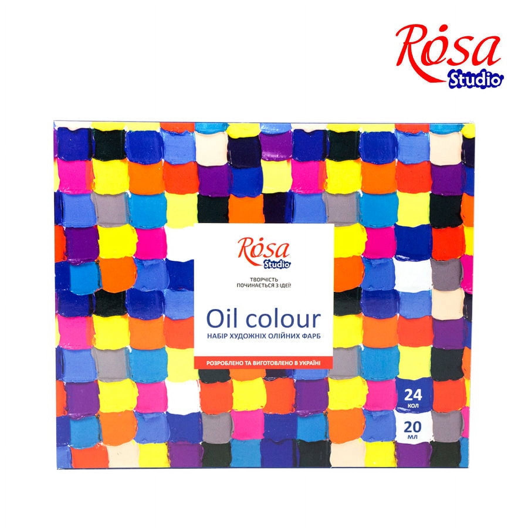 Rosa Studio Oil Paint Set 24 colors (0.68 oz each) - Walmart.com