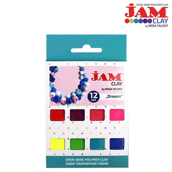 Rosa Talent Dream - Polymer Clay Set. 12*0.04 lb. Jam Clay.