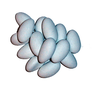 Rosa White Jordan Almonds - dull or polished finish