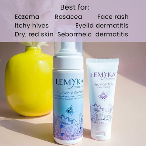 Rosacea cream face redness relief facial rash lotion for eczema