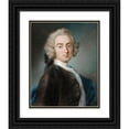 thumbnail image 1 of Rosalba Carriera 12x14 Black Ornate Wood Framed Double Matted Museum Art Print Titled: Sir James Gray, 2Nd Bt. (About 1744-1745), 1 of 5