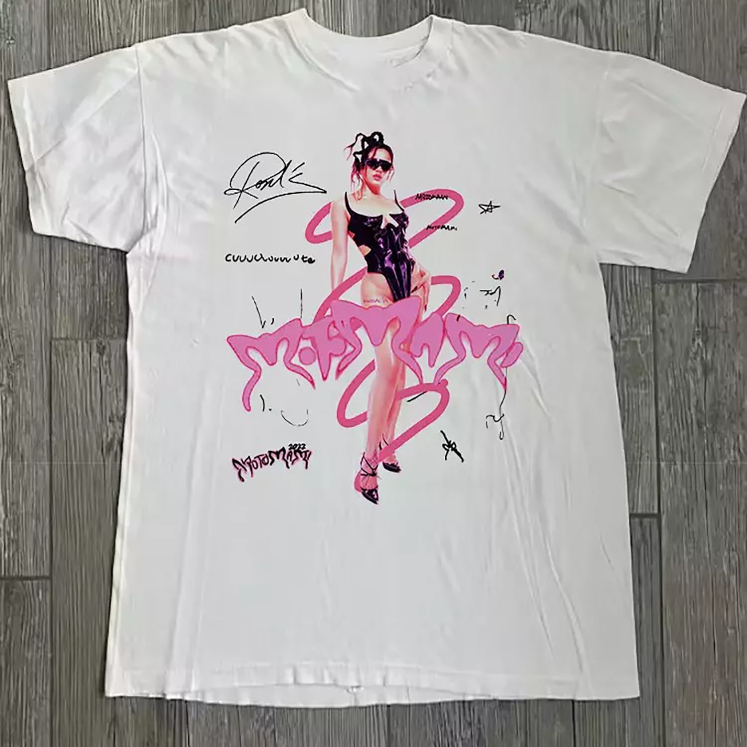 ROSALÍA MOTOMAMI ロザリア オフィシャル Tシャツ Rosalia Motomami Tour Show 2022 Short Sleeve Unisex T-Shirt