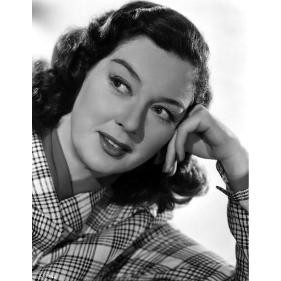 Rosalind Russell Head Leaning on Hand Photo Print (24 x 30)