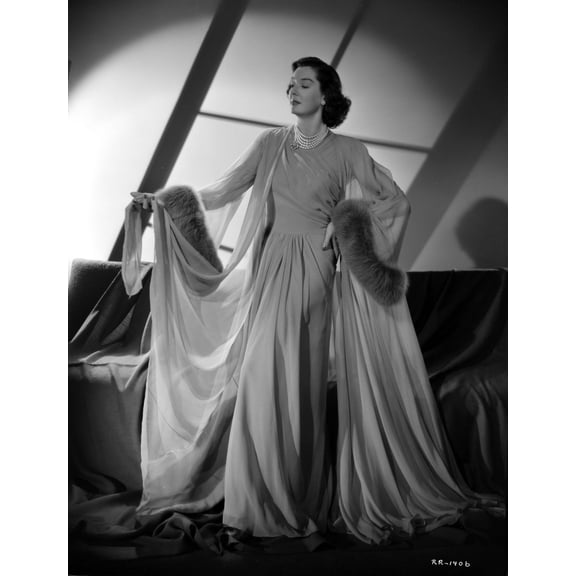 Rosalind Russell Posed in Gown Photo Print (24 x 30)