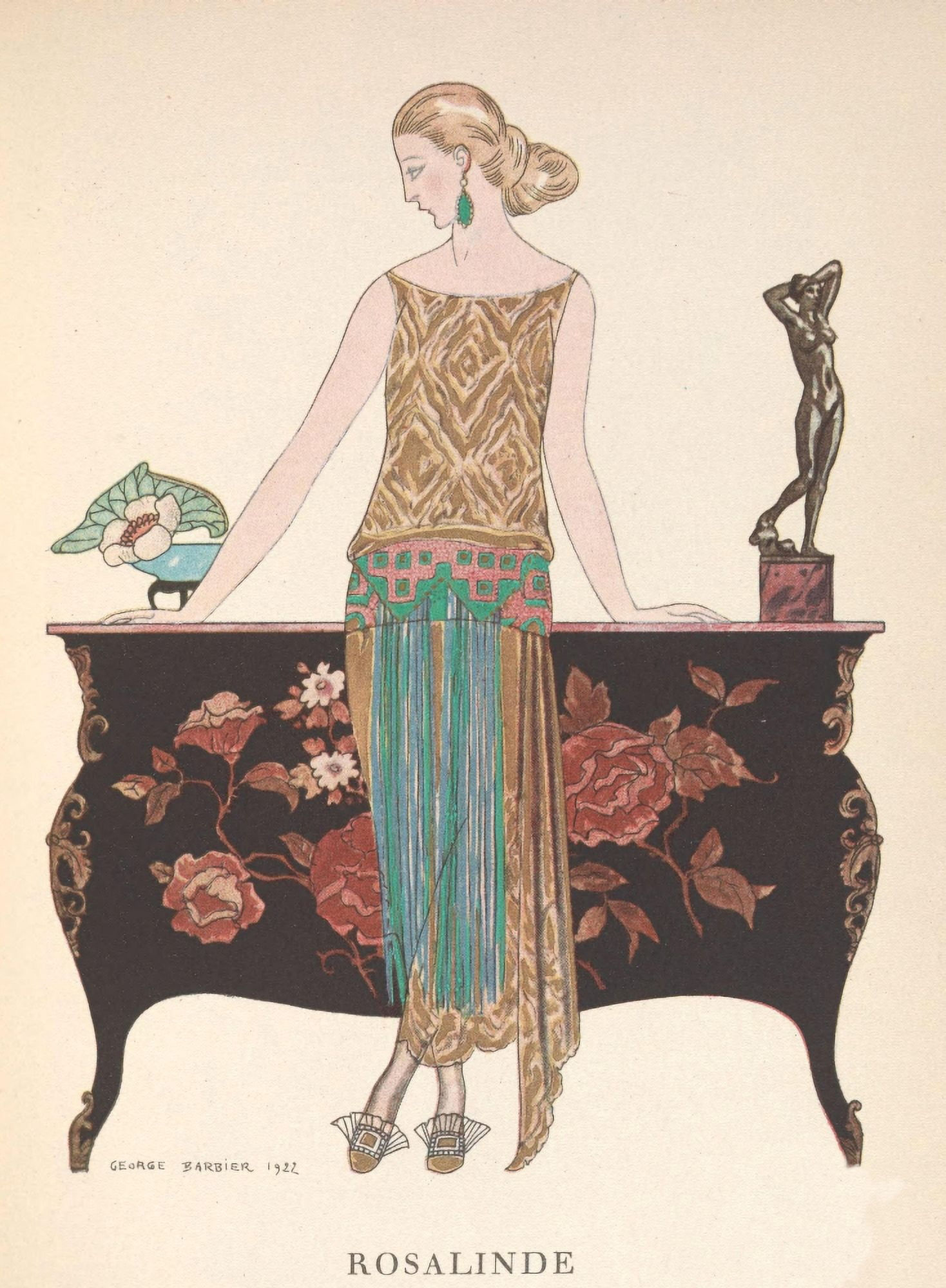 Rosalinde Canvas Art - George Barbier (24 x 36)