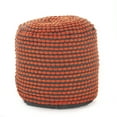 thumbnail image 1 of Rosalyn Fabric Round Pouf Ottoman, 1 of 7
