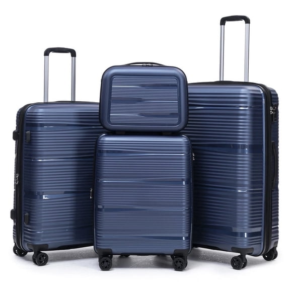 Rosamo 4 Piece Hardside Luggage Set, 20/24/28 Inch Expandable Spinner Suitcase with TSA Lock, Lightweight Rolling Luggage Set, Airline Approved Carry on & Checked Luggage for Family Business Travel