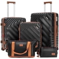 thumbnail image 1 of Rosamo 5 Piece Expandable Hard Shell Luggage,20/24/28 Inch Lightweight Suitcase with TSA Lock Spinner Wheel and Travel Bag,PC+ABS Material, 1 of 11