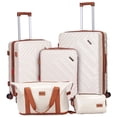 thumbnail image 1 of Rosamo 5 Piece Expandable Hard Shell Luggage,20/24/28 Inch Lightweight Suitcase with TSA Lock Spinner Wheel and Travel Bag,PC+ABS Material, 1 of 11