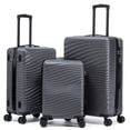thumbnail image 1 of Rosamo Luggage Sets 3 Piece, HardsideTravel Suitcase with Spinner Wheels 20/24/28" , Carry on Luggage with TSA Lock(Grey), 1 of 9