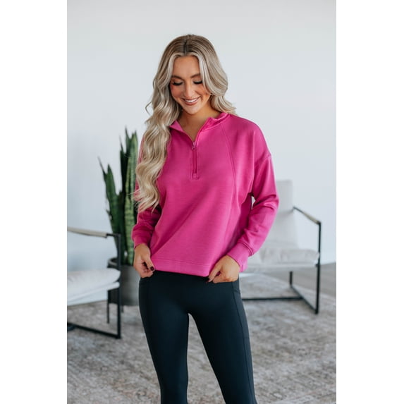 Rosanna Lounge Pullover - Raspberry