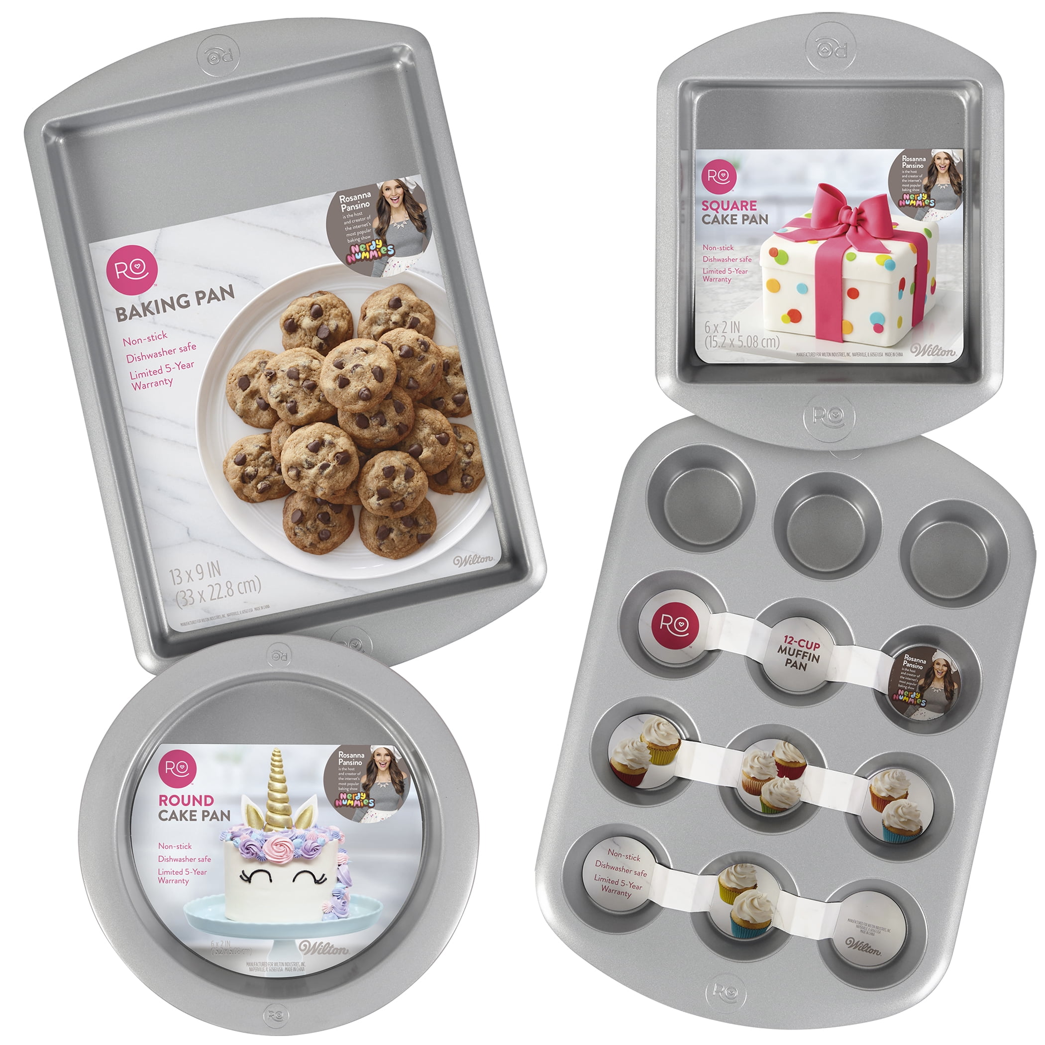 Rosanna Pansino by Wilton 4Piece Bakeware Set