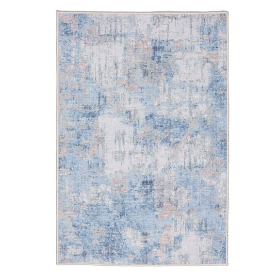 Rosanne Modern Blue / Gray Area Rug 2' x 3' Rectangle